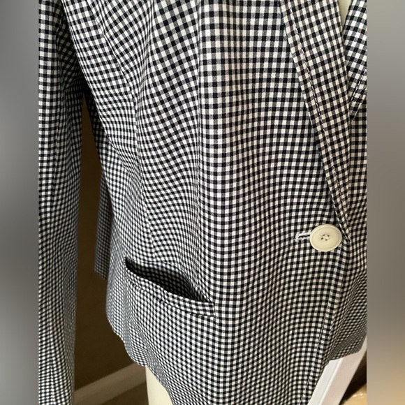 Talbots Women’s blazer Jacket Gingham pattern Size 10 - Picture 14 of 14